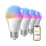 Tjoy 4 Pack Smart Light Bulbs, Bluetooth Wifi Led Work Wit... Fast Usa Ship. Fixed Price $30.03.