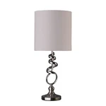 Ore International 21.5-INCH Milo Abstract Brushed Silver Metal Table Lamp. Fixed Price $54.81.