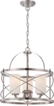 Nuvo Lighting 60/5333 Nickel 3-LIGHT 16"W Pendant. Fixed Price $357.59.
