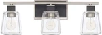 Capital 125231BT-445 Tux Vanity, 3-LIGHT 300 Total Watts, Black Tie. Fixed Price $91.00.