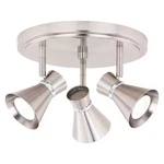 Vaxcel C0219 Alto 3 Light Led Brushed Nickel Adjustable Ceiling Spot. Fixed Price $209.99.