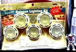 Westek 5 20W Dimmable Halogen Undercabinet Puck Lighting Kit White Remote. Fixed Price $59.95.