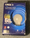 Cree Connected A19 Led Smart Light Bulb Soft White 60W Replacement Zigbee. Fixed Price $13.25.