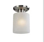 Z-lite 152F-1 Cobalt Light Flushmount Ceiling Fixture Nickel. Fixed Price $29.99.