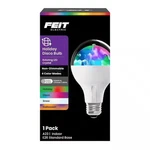 Feit Holiday Disco Led Crystal Bulb Rotating A23 E26 4 Modes - Buy More And Save. Fixed Price $11.99.