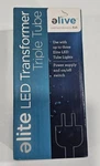 Elive Led Transformer Triple Tube Accommodates Three Elite Lights. Fixed Price $29.99.