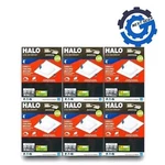 New Eaton Case Of 6 Halo 4" White Integrated Recessed Square Led Light Fixtures. Fixed Price $55.96.