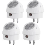 Dewenwils Plug In Sensor Night Warm White Led Bedroom 4 Pack. Fixed Price $12.99.
