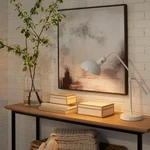 Cantilever Task Table Lamp (includes Led Light Bulb) White - Threshold Designed. Fixed Price $55.00.