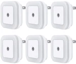 Uigos Led Night Lamp With Smart Dusk To Dawn Sensor, Daylight White. Fixed Price $14.99.