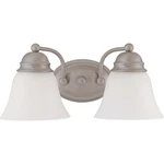Nuvo Lighting Empire 15" Vanity W/ Frosted White Glass 60-3265. Fixed Price $71.99.