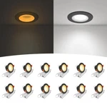 12-PACK 3 Inch Anti-glare Recessed Lights With Night Light, Deep Baffle D.... Fixed Price $238.15.