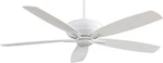 Minka Aire F689-WH Kola Xl 60 White Ceiling Fan With Remote Energy Star. Fixed Price $274.00.