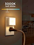 2 X Plug In Led Night Light 3000K Soft White .3W Bright Auto Dusk Dawn Sensor. Fixed Price $6.17.
