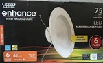 Feit Electric Enhanced Vivid Natural Light 5-6 In. Dimmable Recessed, Pack. Fixed Price $39.99.