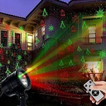 Christmas Laser Lights Projector Landscape Spotlight Red Green Star. Fixed Price $56.75.