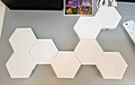 16 Pcs Hexagon Wall Light Led Panel Smart App Rgb Gaming Open Box Lot Of 2. Fixed Price $33.82.