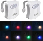 Toilet Night Light 2PACK By Motion Sensor Activated Led 8 Colors Chang.... Fixed Price $15.95.