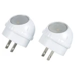 Meridian Soft White Led Rotating Night Light, 2 Pack, 1.88IN Tall. Fixed Price $11.95.