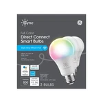 (3 Bulbs)ge Lighting Cync Smart Led Bulbs, Color Changing, Bluetooth And. Fixed Price $19.77.