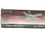 Kendal Lighting Inc. AC18552-SN Buildersindoor Ceiling Fan Satin Nickel Lot 0985. Fixed Price $134.00.