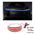 Kvaey Car Hood Light Strip Flexible Dynamic Engine Daytime 71 Inch Blue. Fixed Price $17.75.