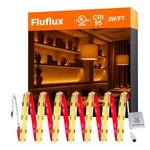 Fluflux Candlelight Cob Led Strip Lights 2400K, 3W/FT, 16.4FT 24V Tape. Fixed Price $67.80.