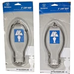 Westinghouse Tow Piece Adjustable Lamp Harps Brushed Pewter 70226 Lot Of New. Fixed Price $12.95.