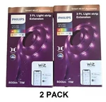 Philips Color Smart Wi-fi Wiz Connected Led Light Strip Extensions (2 Pack). Fixed Price $17.49.