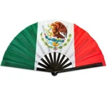 Mexico Large Hand Fan World Cup Soccer Folding Concert Party Parade. Fixed Price $17.95.