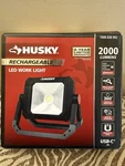 Husky 2000-LUMEN Portable Water Resistant Led Work Light Magnet Base In Handle. Fixed Price $20.00.