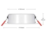 Globe Electric 4" Swivel Round Trim Recessed Lighting 91071. Fixed Price $10.00.