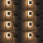 8-PACK Plug-in Led Night Lights With Dusk To Dawn Sensor For Bedroom And Hallway. Fixed Price $17.99.