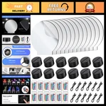 48 Pcs Acrylic Night Lights Set With Remote, 3D Led Lamp Base & Usb Cable - Diy. Fixed Price $78.99.