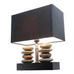 Elegant Designs LT1036-BLK Rectangular Dual Stacked Stone Ceramic Table Lamp,.... Fixed Price $49.07.
