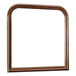 Benjara Arched Molded Design Wooden Frame Mirror- Cherry Brown And Silver. Fixed Price $169.99.
