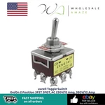 Uxcell Toggle Switch On/on Position 3P2T 3PDT, Ac 250V/15 Amp, 380V/10. Fixed Price $17.99.