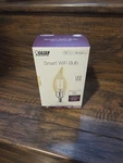 Feit Electric 40-WATT Clear BA10 Flame Tip Smart Wifi Led Light Bulb. Fixed Price $18.94.