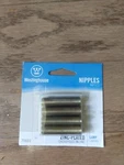 Westinghouse Pack Of 4 1/2" 1/8-IP Thread Zinc-plated Lamp Nipples 70601. Fixed Price $9.50.
