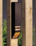 Kichler Louvered Down Rail Deck Light, 15066 Azt Architectural Bronze, Set Of 4!. Fixed Price $199.87.