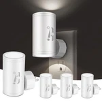4 Pack Led Wall Plug-in Night With Dusk To Dawn Sensor, 5000K Daylight .... Fixed Price $17.04.