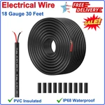 18 Gauge 2 Conductor Electrical Wire, 100FT Awg Stranded Pvc Cord Low Voltage. Fixed Price $30.99.