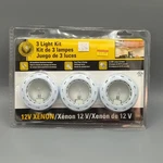 Good Earth Lighting 3-LIGHT Xenon Puck Lights White Hardwired Model G9163-WHX-I. Fixed Price $24.99.