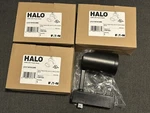 Lot Of 4 Pieces Halo Lighting L81211NF9035MB Mini Led Accent Cylinder Tracks. Fixed Price $295.00.