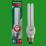 1X 15W (=75W) Sylvania Stick Cfl Light Bulb Edison Screw Low Energy E27 Es 2700K. Fixed Price $13.50.