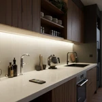 8 Pcs Dimmable Led Under Cabinet Lighting - Modern Kitchen Ambiance 13.2FT. Fixed Price $34.92.
