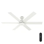 Hunter Fan 60 Inch White Outdoor Ceiling With Remote Control And Blades. Fixed Price $156.99.