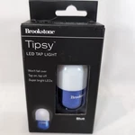 Brookstone Tipsy Led Tap Light Blue New 842428 Shake Bright Auto Shutoff 6 Min. Fixed Price $19.01.