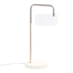 Lumisource Table Lamp, White Metal/nickel Ls-pucktbwni. Fixed Price $75.00.