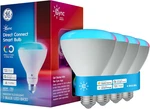 Ge BR30 Smart Led Color Changing Bulbs, Wifi & Voice Control, 4 Pack. Fixed Price $116.99.